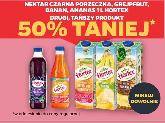 Nektar grejpfrut Hortex promocja w Netto