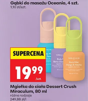 Mgiełka do ciała Miraculum Dessert Crush Panna Cotta promocja w Biedronka