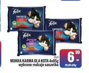 Mokra karma dla kota Felix promocja w Tomi Markt