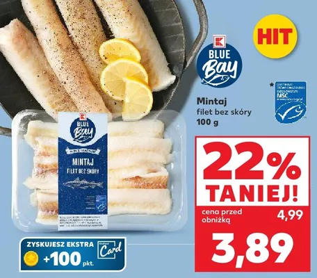Mintaj filet bez skóry promocja w Kaufland