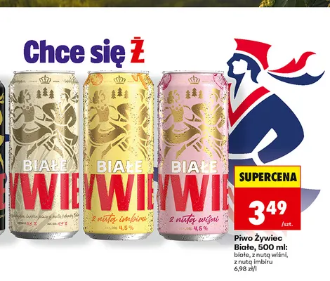 Piwo Żywiec Białe promocja w Biedronka