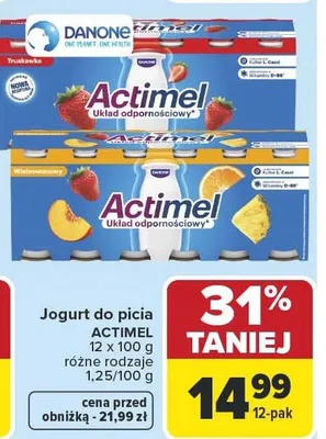 Jogurt do picia promocja w Carrefour Market