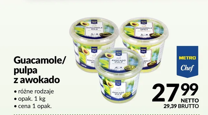 Guacamole METRO Chef promocja w Makro