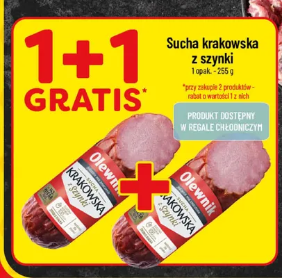 Sucha krakowska z szynki Olewnik promocja w POLOmarket