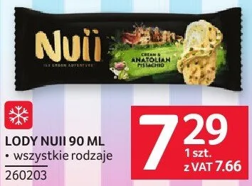 Lody Nuii 90 ml promocja w Selgros