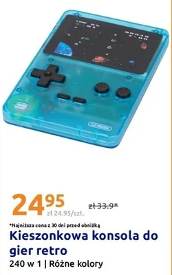 Konsola do gier retro kieszonkowa promocja w Action