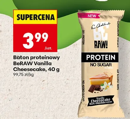 Baton proteinowy Vanilla Cheesecake promocja w Biedronka