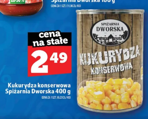 Kukurydza konserwowa Spiżarnia Dworska promocja w TOPAZ