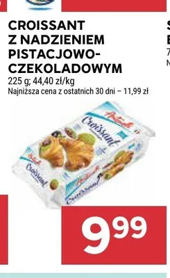 Croissant z nadzieniem pistacjowo-czekoladowym promocja w Stokrotka