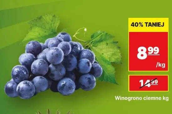 Winogrona ciemne promocja w API Market