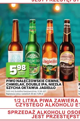 Piwo Chmielak Jagiełło promocja w Stokrotka