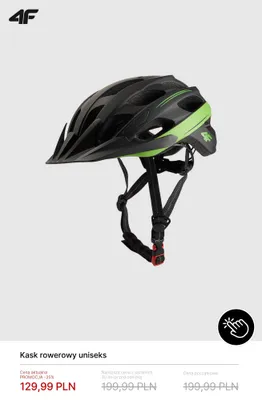 Kask rowerowy uniseks 4F promocja w 4F