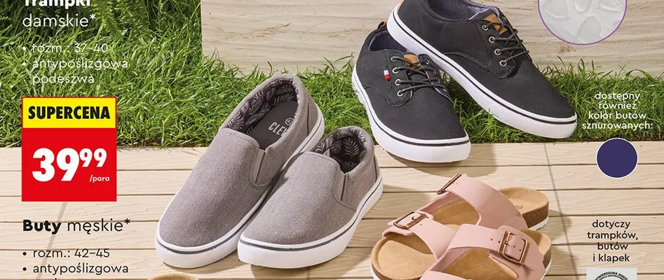 Buty męskie CLEVÉ promocja w Biedronka