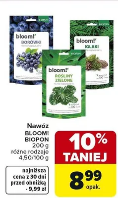 Nawóz Bloom! Biopon promocja w Carrefour