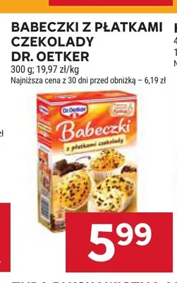 Babeczki z płatkami czekolady Dr. Oetker promocja w Stokrotka