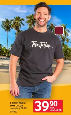 T-shirt męski Tom Tailor promocja w Selgros