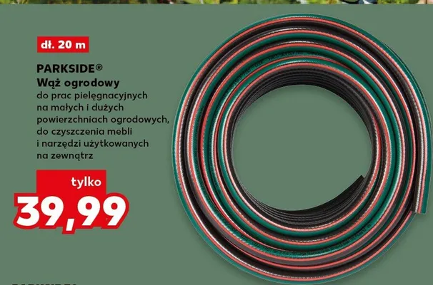 Wąż ogrodowy  promocja w Kaufland