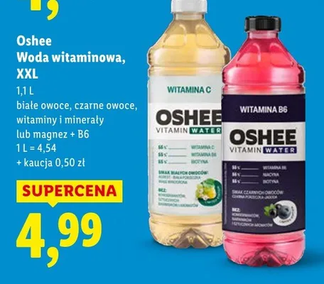 Woda witaminowa, XXL magnez + B6 promocja w Lidl