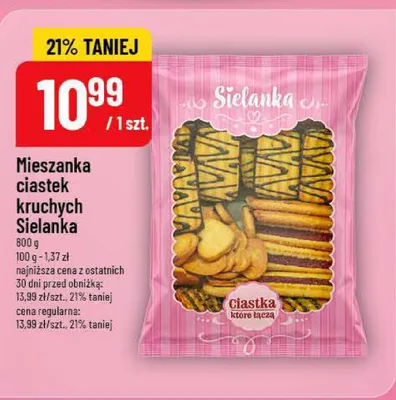 Mieszanka ciastek kruchych Sielanka promocja w POLOmarket
