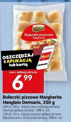 Bułeczki pizzowe Margherita Henglein Dermaris promocja w Twój Market