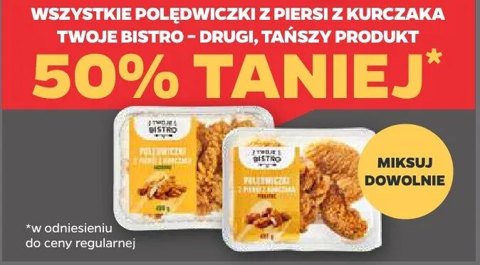 Polędwiczki z piersi kurczaka Twoje Bistro promocja w Netto