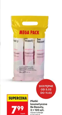 Płatki kosmetyczne, różne rodzaje 3x120 szt. promocja w Biedronka