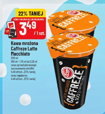 Kawa mrożona Caffreze Latte Macchiato promocja w POLOmarket