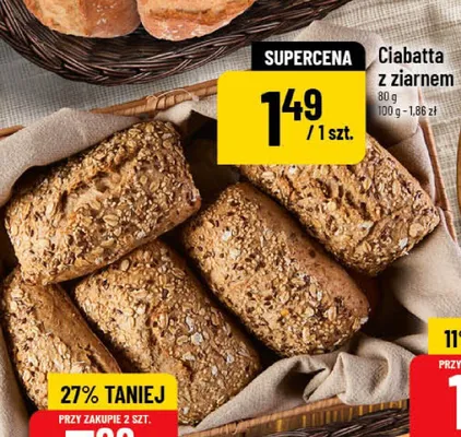 Ciabatta z ziarnem promocja w POLOmarket