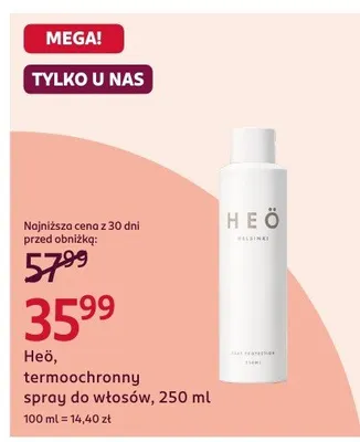 Termochronny spray do włosów promocja w Rossmann