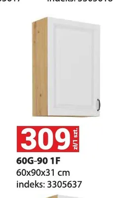 Szafka kuchenna wisząca 60 g-90 1F promocja w Merkury Market