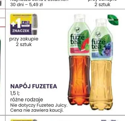 Napój FuzeTea Lemon Lemongrass promocja w Stokrotka