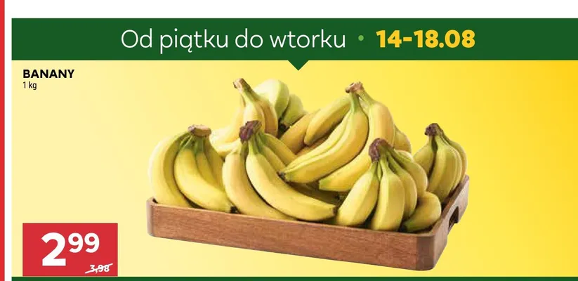 Banany promocja w Stokrotka