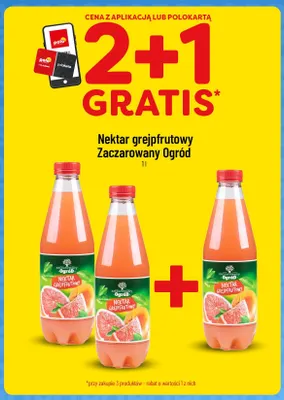 Nektar grejpfrutowy Zaczarowany Ogród promocja w POLOmarket