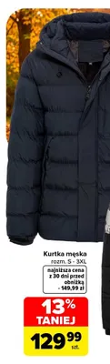 Kurtka męska promocja w Carrefour
