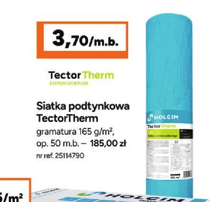 Siatka podtynkowa TectorTherm Holcim promocja w Bricoman