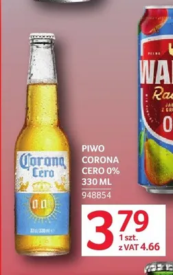 Piwo bezalkoholowe Corona Cero 0% promocja w Selgros