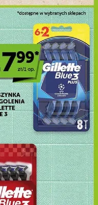 Maszynka do golenia GILLETTE BLUE 3 8-pak promocja w ABC