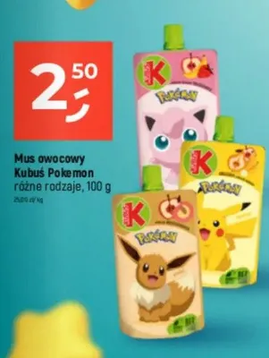 Mus owocowy Pokémon różne rodzaje promocja w Dealz