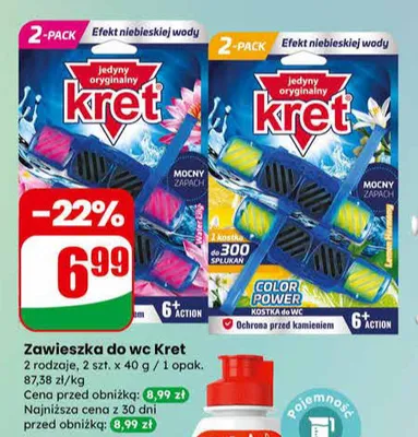 Zawieszka do WC mocny zapach promocja w Dino