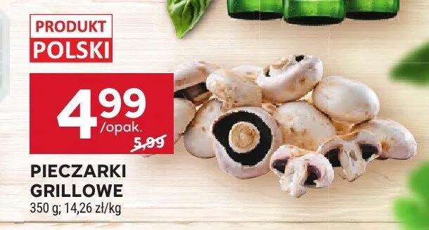 Pieczarki grillowe promocja w Stokrotka