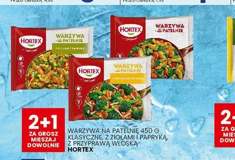 Warzywa na patelnię z przyprawą włoską Hortex promocja w Wafelek