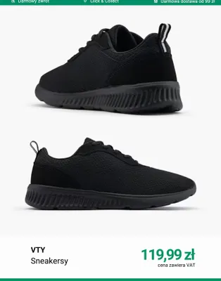 Sneakersy VTY promocja w Deichmann