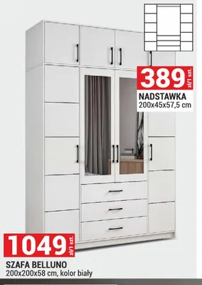 Szafa Belluno promocja w Merkury Market