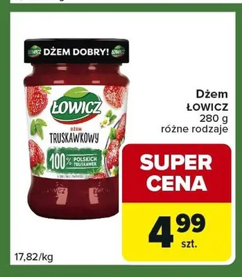 Dżem ŁOWICZ promocja w Carrefour Express