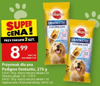 Przysmak dla psa Pedigree Dentastix, 270 g promocja w Twój Market