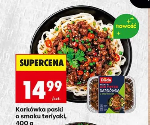 Karkówka paski o smaku teriyaki Duda promocja w Biedronka