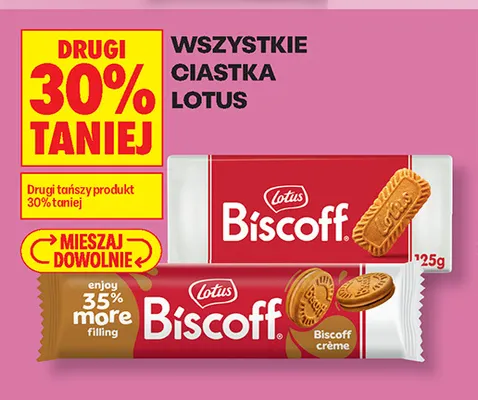 Ciastka Lotus Biscoff Biscoff crème promocja w Biedronka