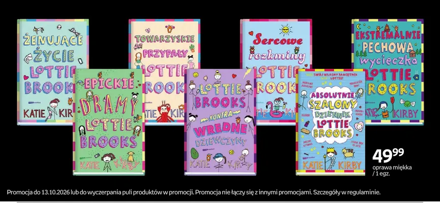 Książka Ekstremalnie pechowa wycieczka Lottie Brooks Katie Kirby promocja w Empik