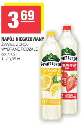 Napój niegazowany wybrane rodzaje promocja w SPAR
