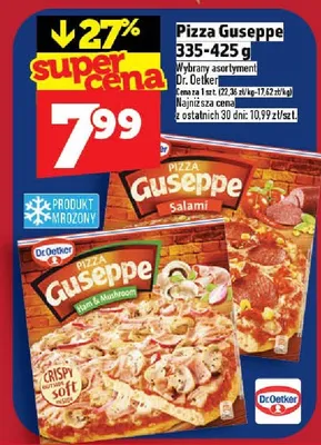 Pizza Guseppe salami Dr.Oetker promocja w TOPAZ